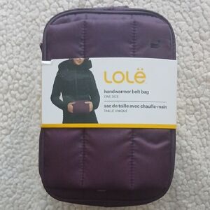 Lole Deep Purple Handwarmer Belt Bag